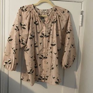 TUCKER light pink blouse